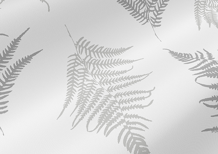 Delicate Ferns, Fog Grey - Twist&Fit Roller Blind - Image 4